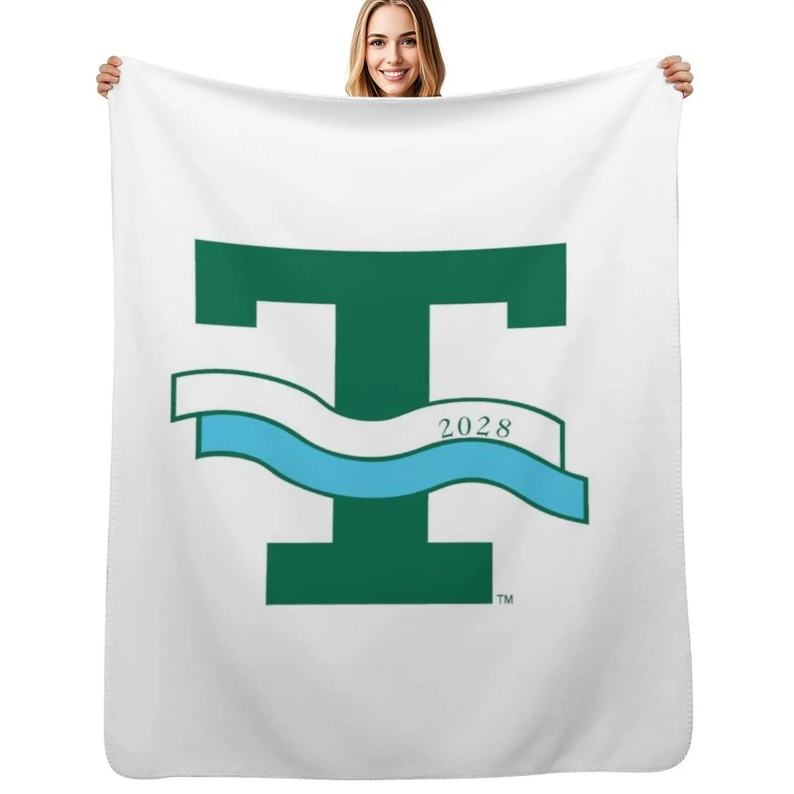 Tulane 2 Throw Blanket Bed covers Warm Personalized Gift Summer Beddings blankets ands Flannel Fabric Blankets