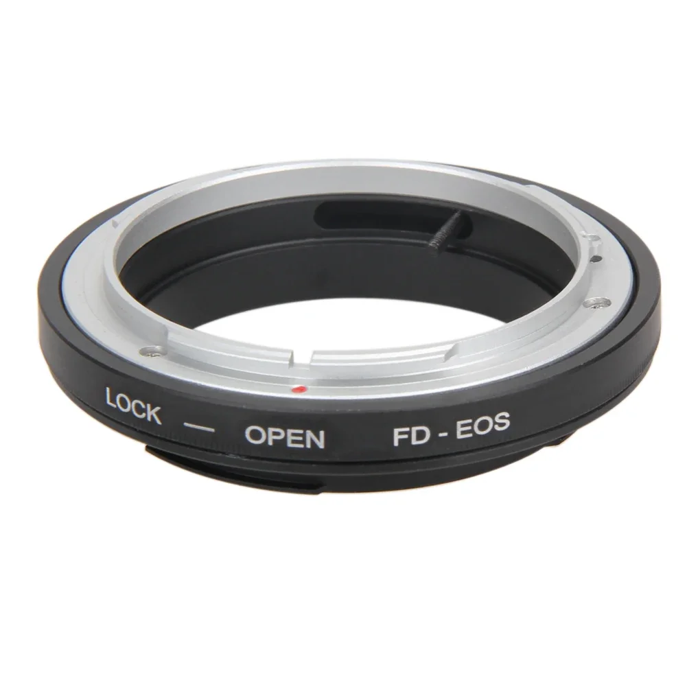 Adaptador de Montura FD-EOS para Lentes Canon FD, Anillo Adaptador de Montura para Cámaras Canon EoS EF, Adaptador de Lente FD a EF