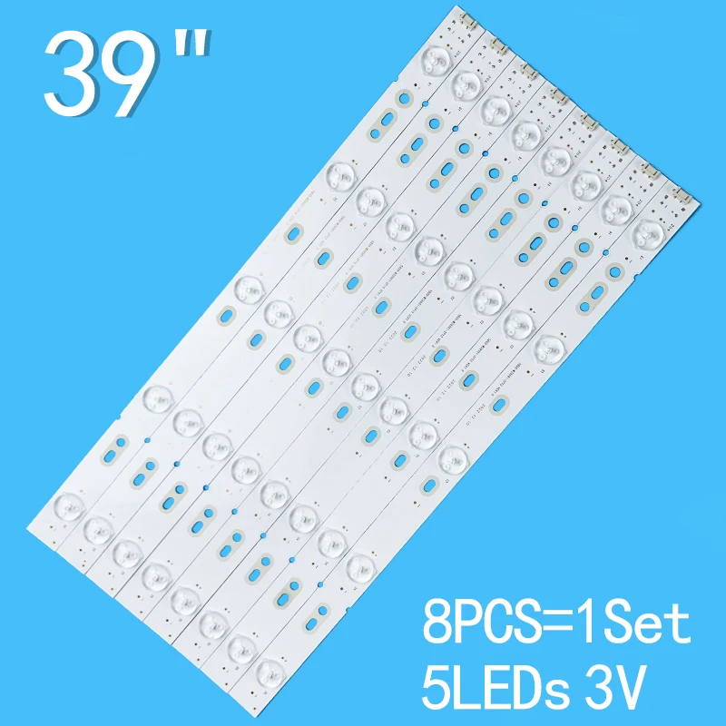 LEDストリップライト,373mm,8個,sh39qbe9h44067200335,5ランプ,toshiba DL3975,dl3975i,5800-w39001-2p10,ver1.0,39e350e,39e320w用