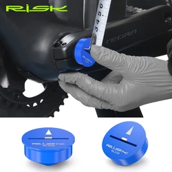 RISK MTB Road Bike Saddle Measure Tool Bicycle Seat Height Distance Measurement Tool Front Cushion Fitting Adjustment Tool