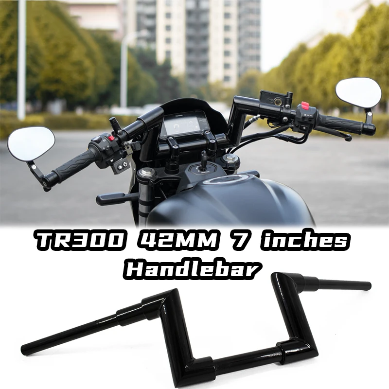 Motorcycle Parts Bold No Need to Change Line Dedicated 42 Tube 7 Inches Handlebar For Haojue TR300 Cruiser