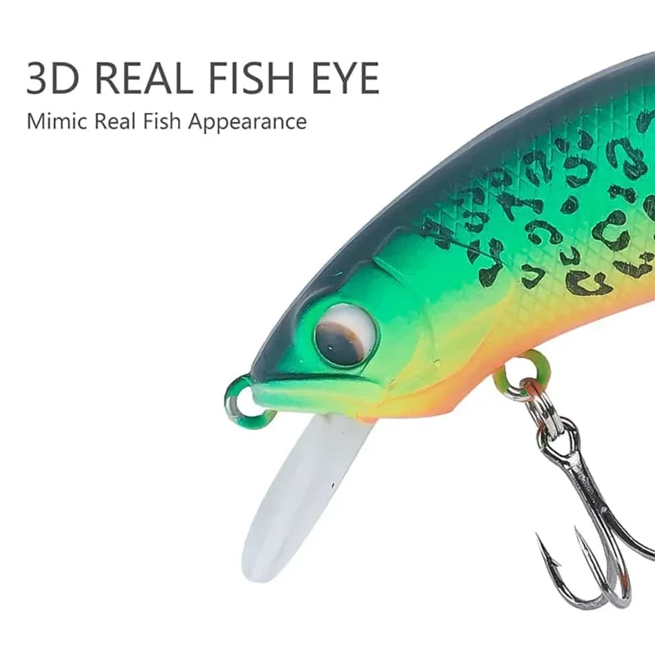 MOOKZZ Floating Fishing Lure Minnow Crank Bait