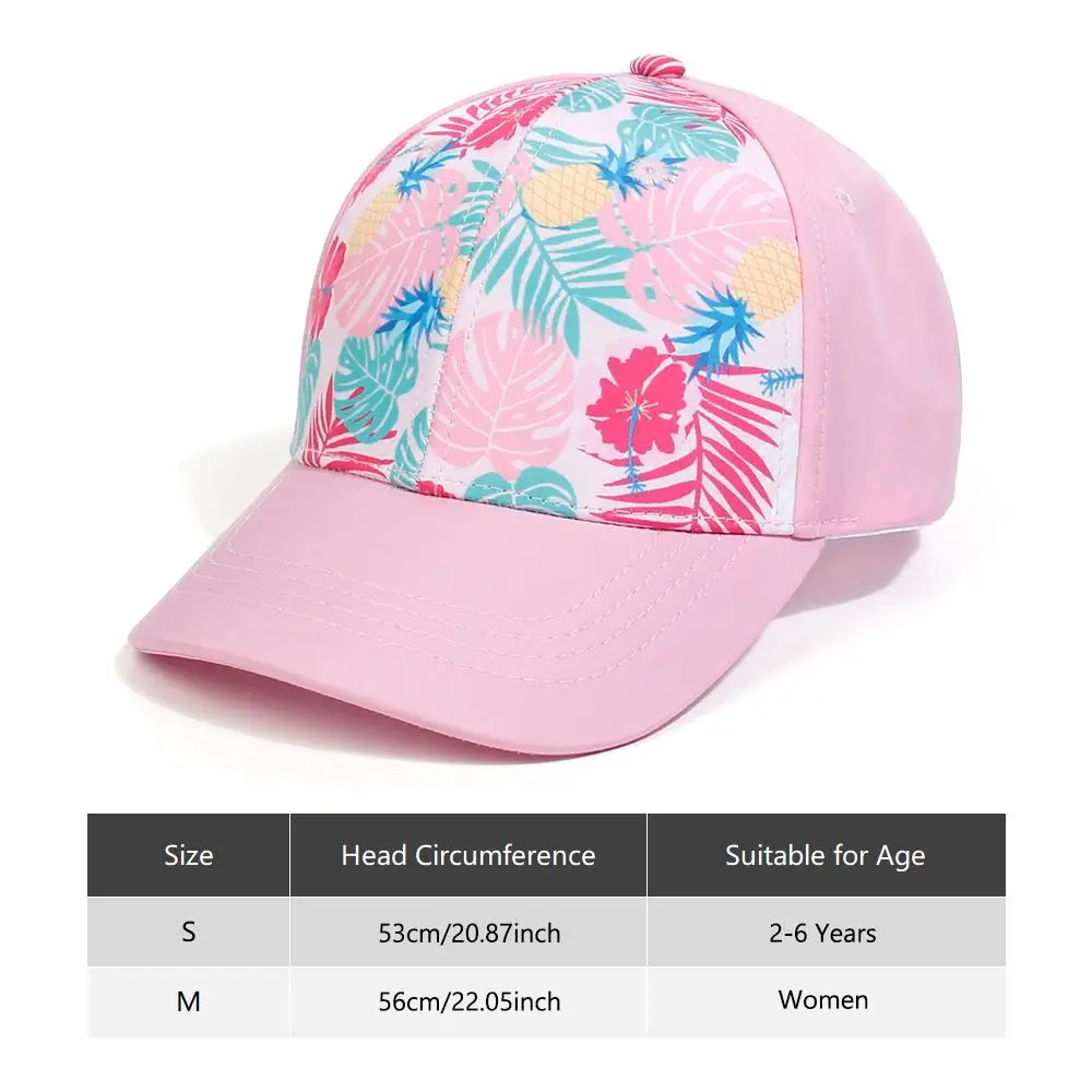 Quick Drying Snap Cap Mother &  Daughter Ponytail Baseball Cap Parent-Unisex Hat Baseball Cap High Messy Bun Ponycap