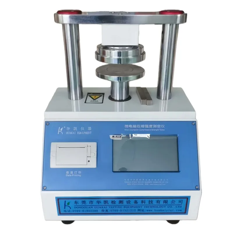 Microcomputer Compression Strength Testing Machine Microcomputer Edge/Ring Pressure Strength Testing Machine