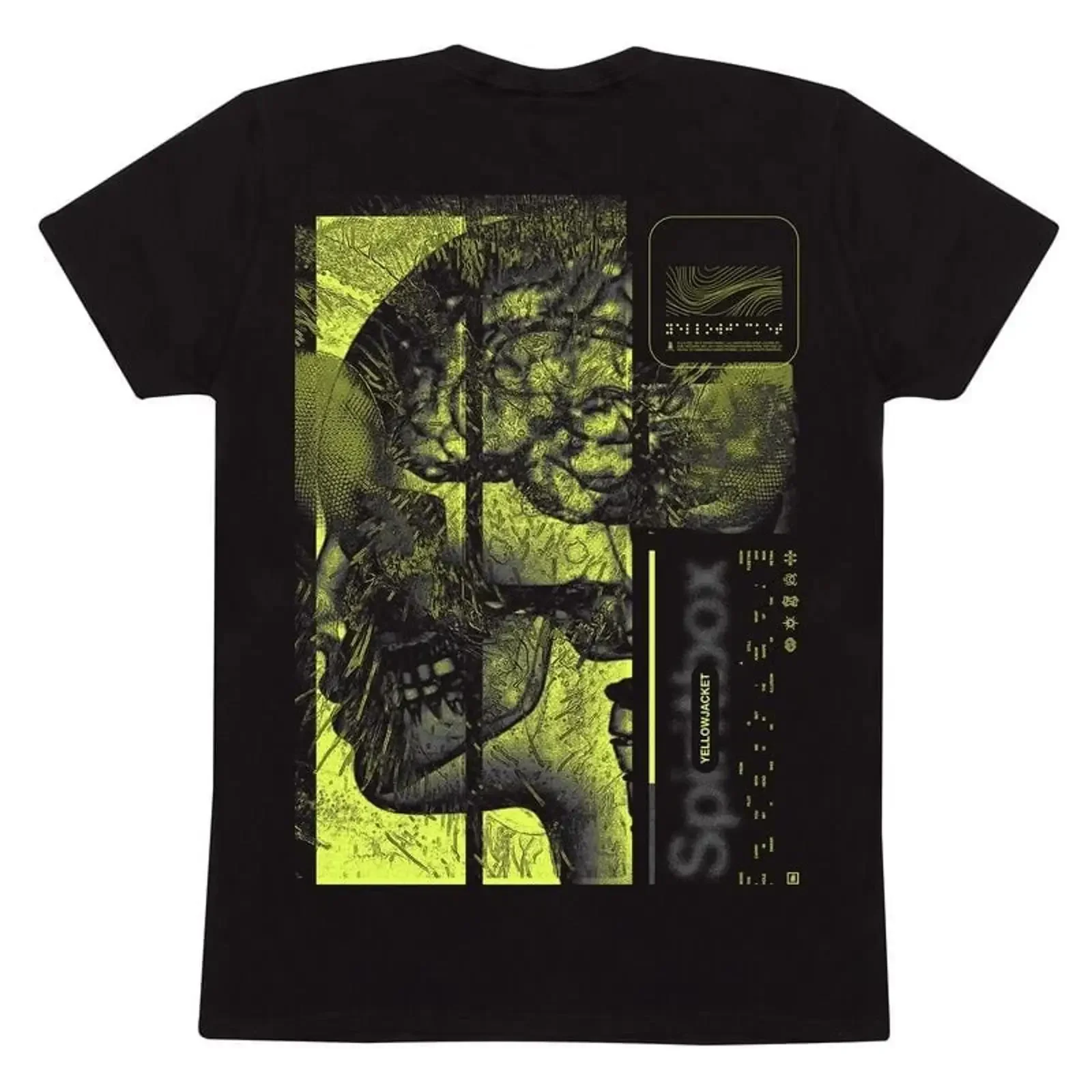 Spiritbox T Shirt Herren Yellow Jacket schwarz Band Merch Bands vintage Washed Top For Everyday Wear Breathable Versatile
