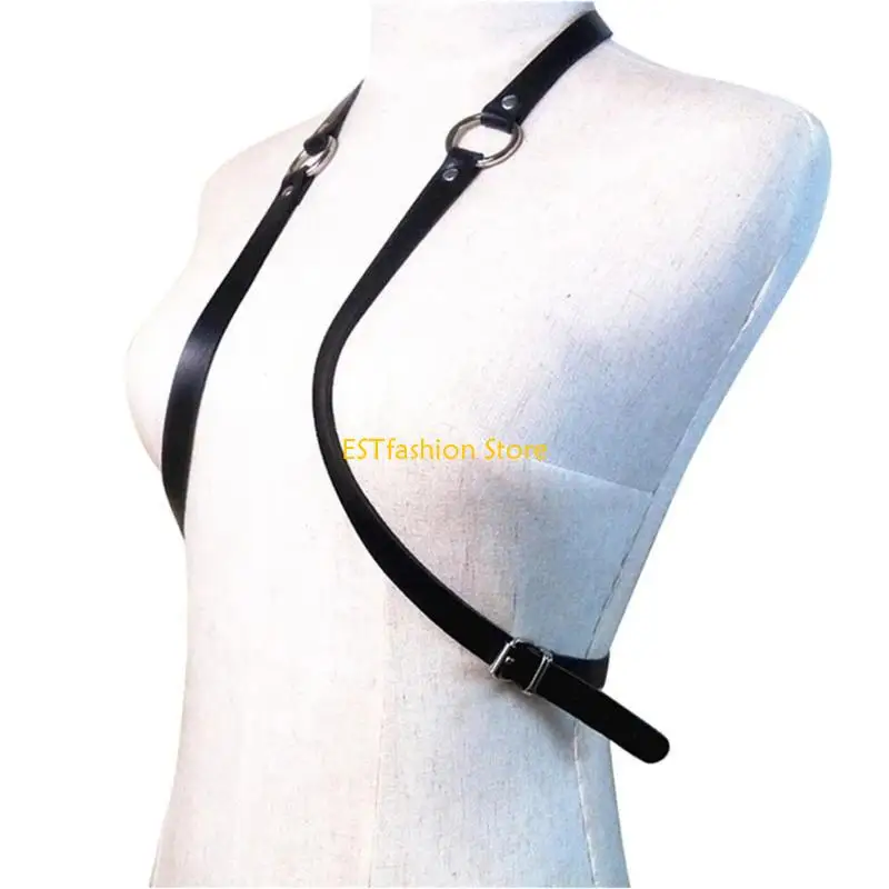

Y5GC Punk Halter Body Chains Harness Gothic Body Accessories for Men and Boys