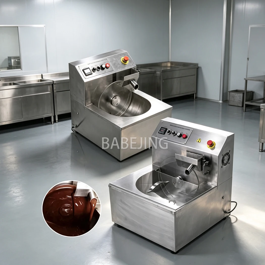 Commercial Chocolate Melting Machine Automatic Tempering Pot For Dessert Studio Chocolate Work