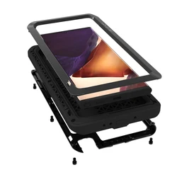 Armor Aluminum Metal Silicone Shockproof Case For Samsung Galaxy Note 20 Ultra 10 Lite 9 8 Cases Cover