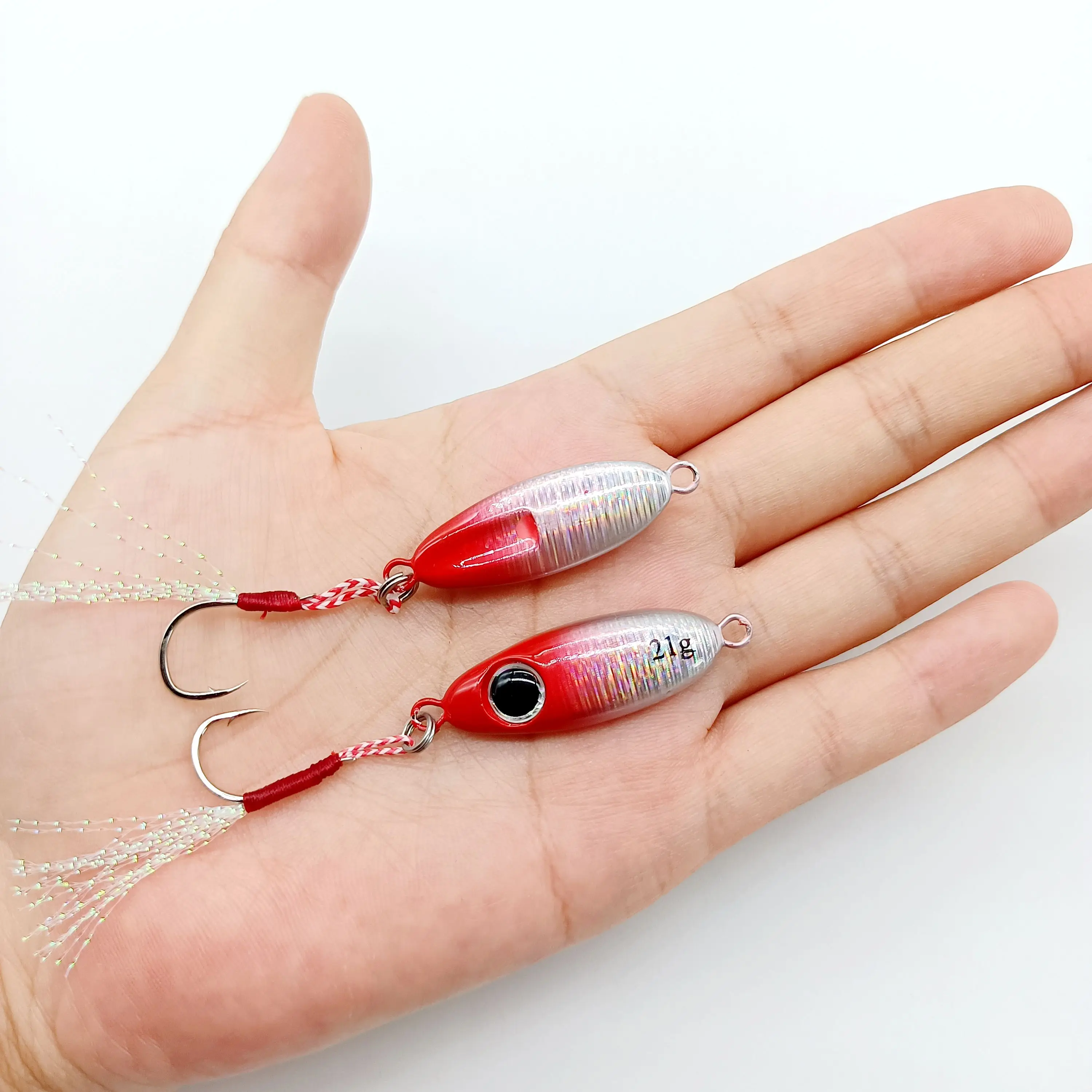 DUODUOYU 5 Stück/Box 5,5g/7,5g/10g/14g/17g/21g Mikro-Metall-Jig Angelköder Jigging-Löffel Künstlicher Köder Angelzubehör – Detail 14