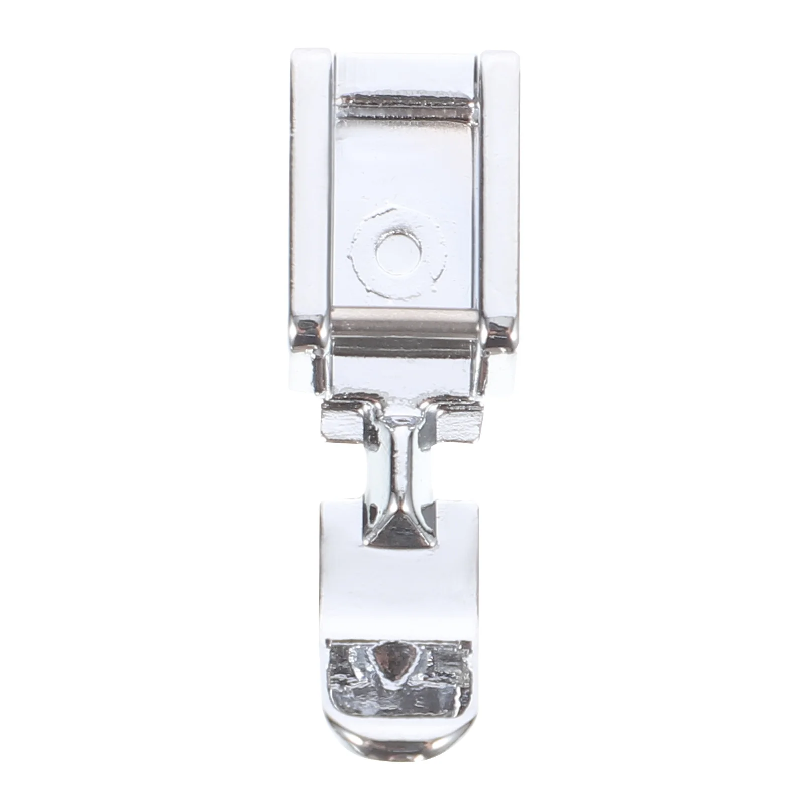 Clip-on Zipper Presser Foot for Sewing Machine Narrow Design Hard Metal Build Simple Installation No Tool Required Fits Various