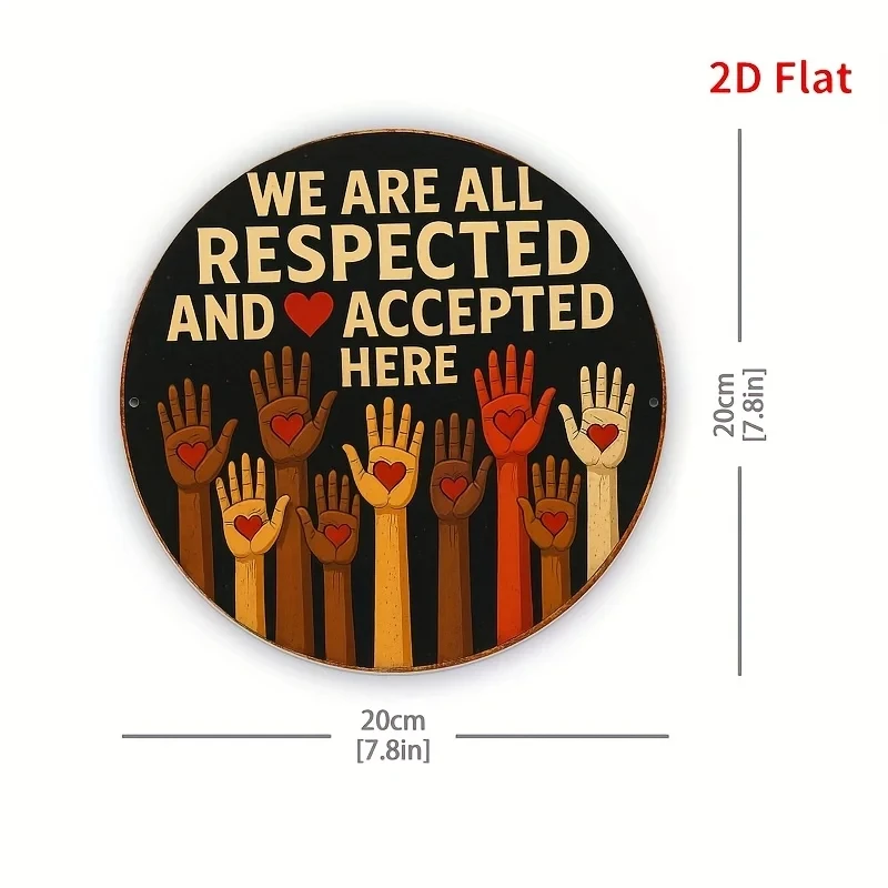[2D Flat] 1 Piece 8 X 8inch 