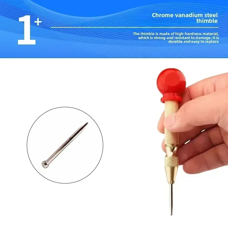 Automatic Centre Punch General Woodworking Metal Drill Loaded Automatic Punch Hand Tools for Metal Wood Glass for Window