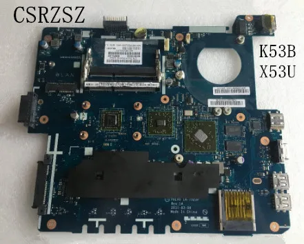 For ASUS  K53U X53U Laptop motherboard PBL60 LA-7322 Test ok 100% original