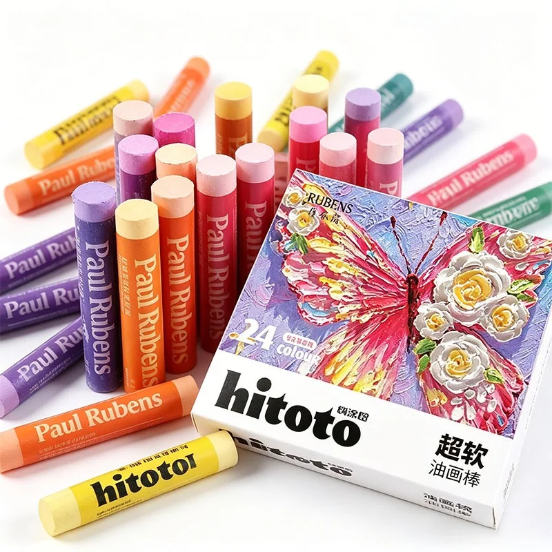 48 Colors Macaron Series Super Soft Oil Pastel Set Creamy Blendable Crayons for Student Artist Drawing Art Supplies