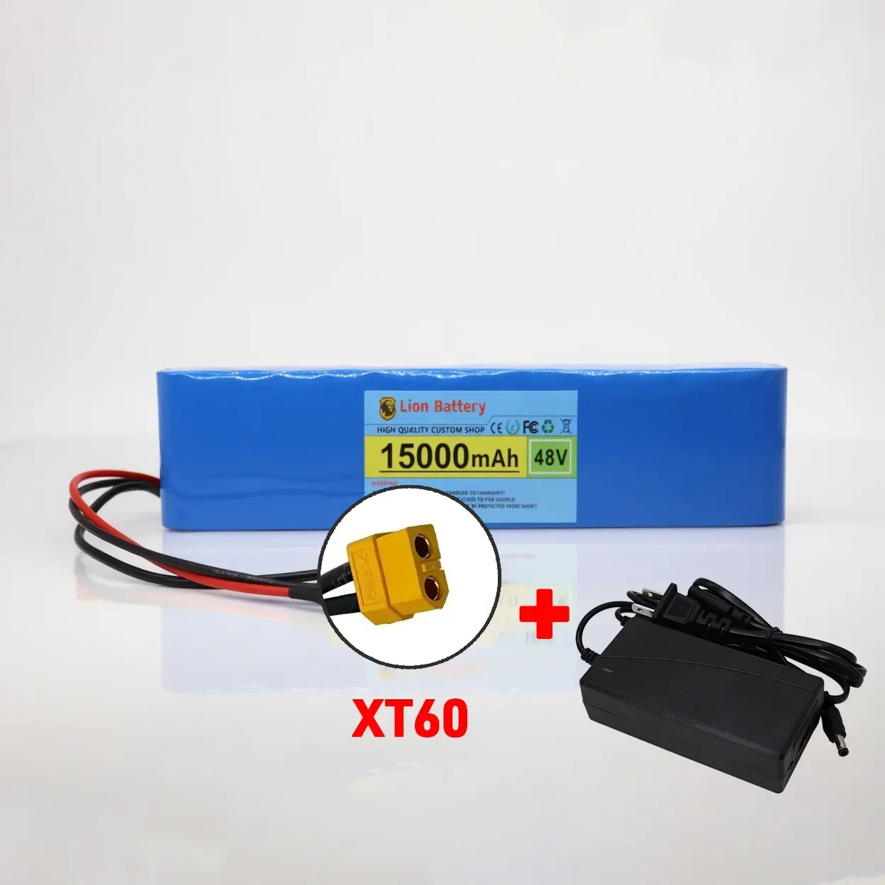 13S3P Verbeterde versie 48V 15Ah lithiumbatterij 1000W is geschikt voor M365 elektrische scooter met ingebouwde BMS 18650 batterij