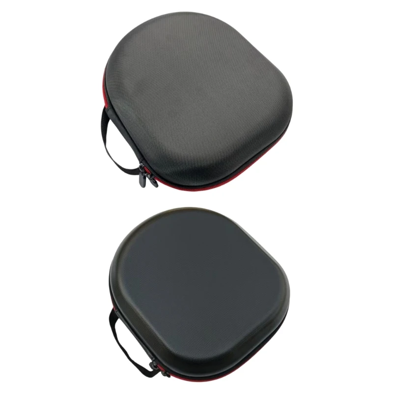 Kopfhörer-Aufbewahrungshülle für den täglichen Transport, Hartschalen-Design mit Halteband, Innentasche und Handgelenkgriff für – Detail 1