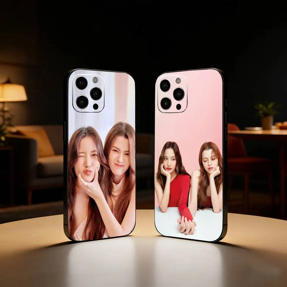 

F-Freen Sarocha F-Freenbecky Phone Case For iPhone17,16,15,14,13,12 Plus,Max Soft Silicone Black Cover