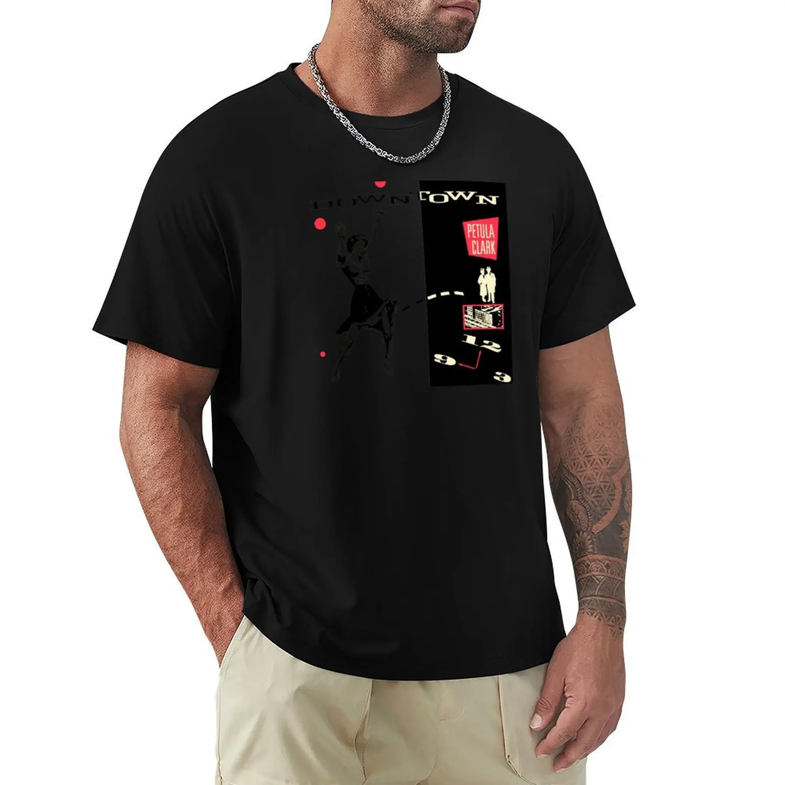

Petula Clark Downtown T-Shirt vintage basketball graphic tees cotton graphic tees t shirt men 100℅ cotton