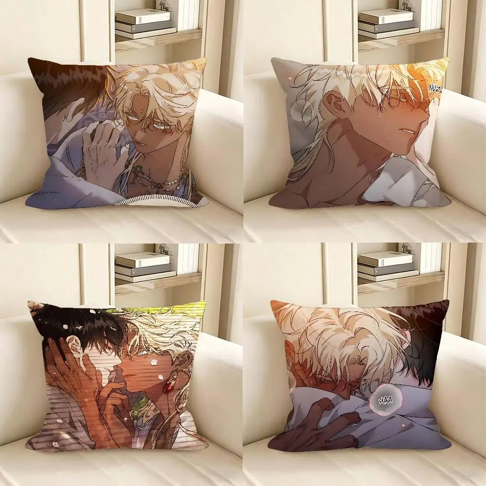 1pc Brothers Without A Tomorrow Bl Anime Pillow Case Fashion Square Pillowcase Bedroom Sofa Room Ins Decoration Leisure