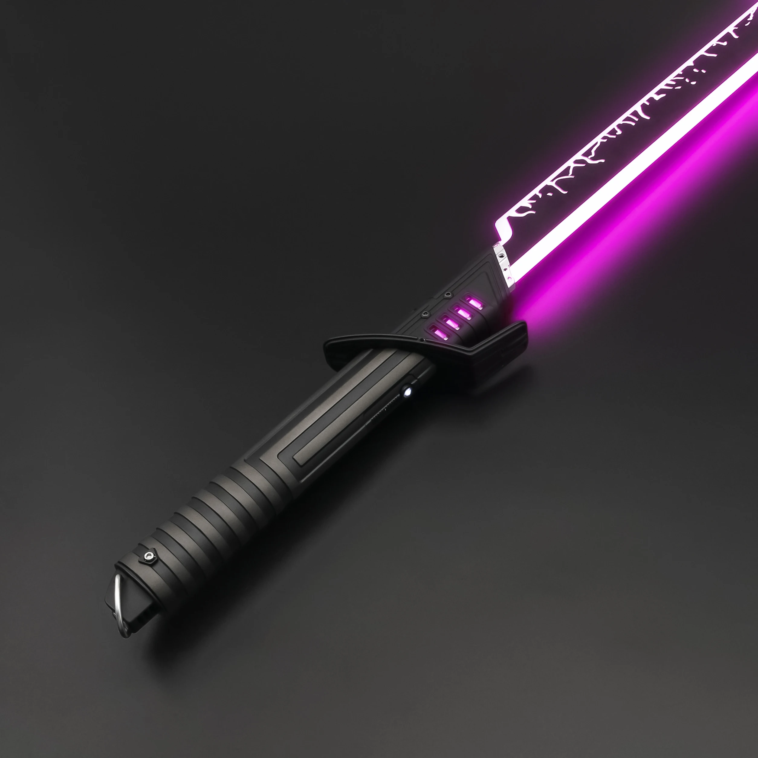 TXQSABER Replika miecza świetlnego Dark Saber SD RGB Neo Pixel Laser Sword Smooth Swing FOC Blaster Light Sword do Cosplay Zabawki dla dorosłych