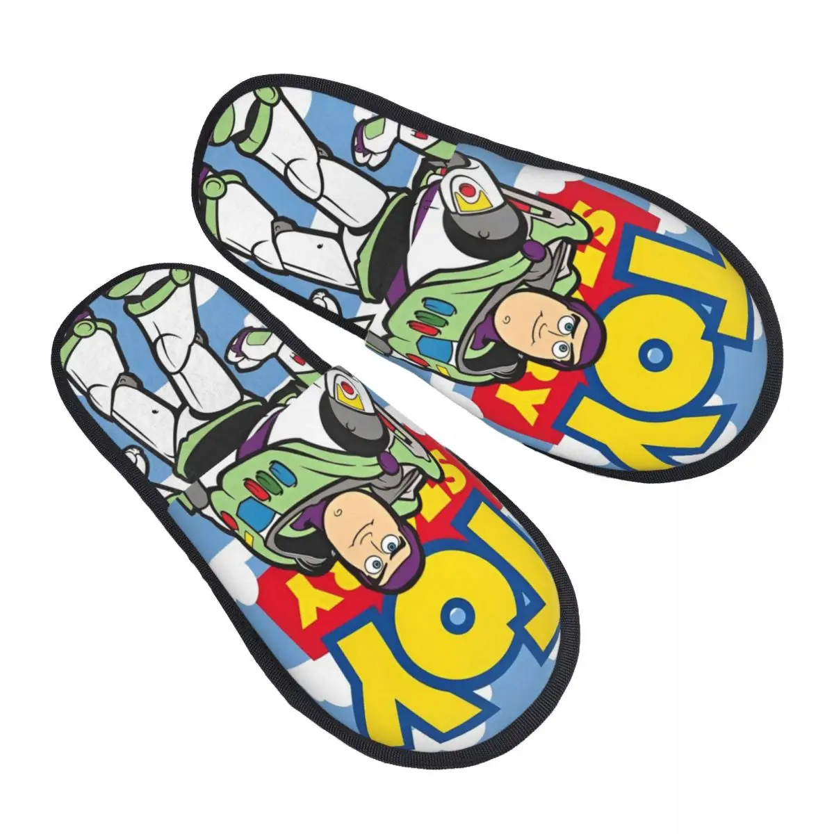 

Плюшевые тапочки «Баззз Лайтер» «История игрушек», домашние шлепанцы из мягкой пены с эффектом памяти, нескользящие