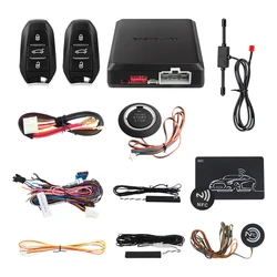 EASYGUARD Universal Remote Start Stop Push Start Keyless Entry System Alarm Auto Start NFC Entry