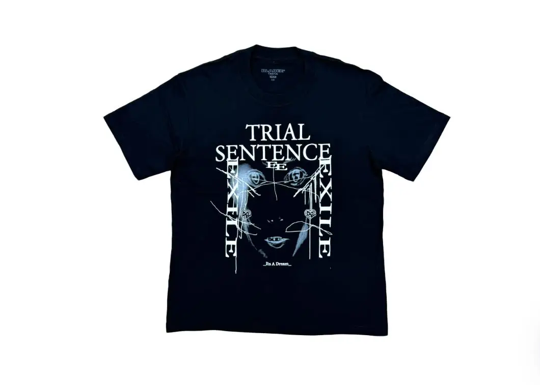 2026 Drain Gang Bladee Trial Sentence Tee Limited edition printed short sleeved T-shirt TX1779