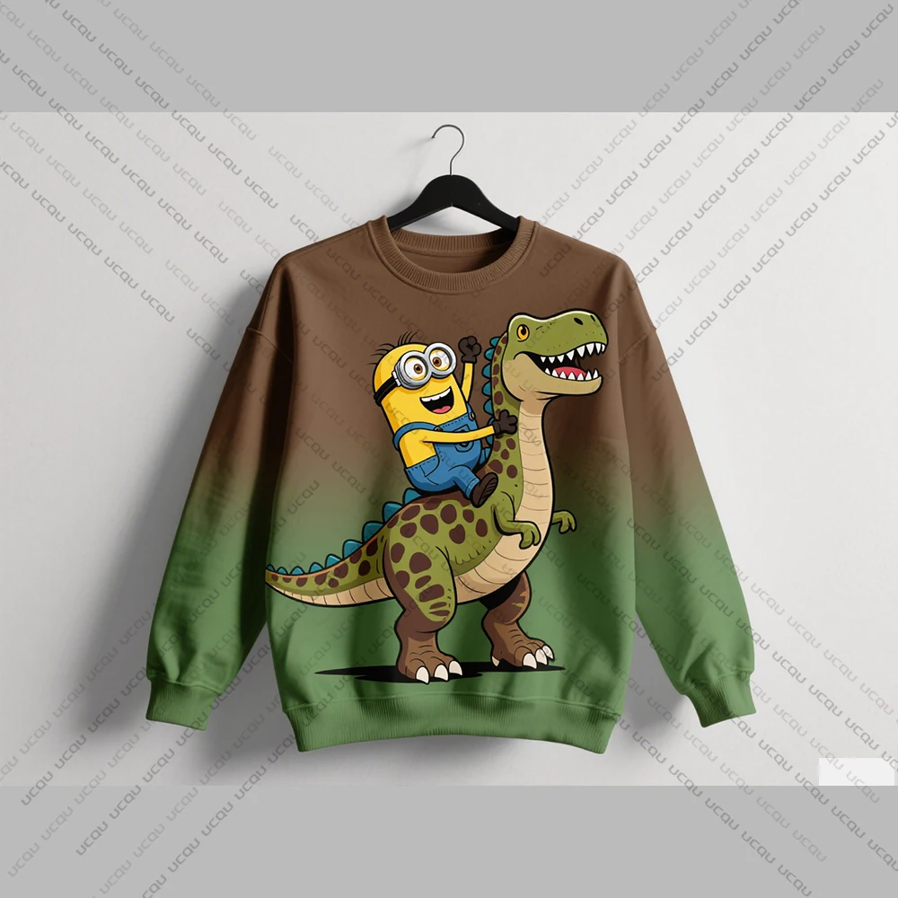 2025 Disney Women's Pure Sweatshirt Hooded Sweatshirt Fashion Casual Pants Unique Print Plus Size Streetwear Hip-Hop Style