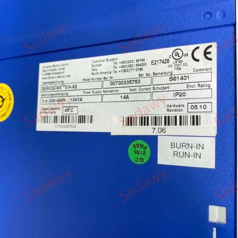 Koll-morgen Servostar 614-AS S61401 Servo Driver Controlador com garantia