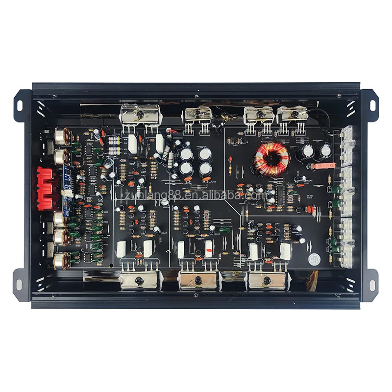 Bluetooth 5.0  2400W Car Speaker Amplifier 12V Amplifier 50W*4 Channel Amp 4 Channel AB Car Sound Subwoofer Amplifier 4 Channel