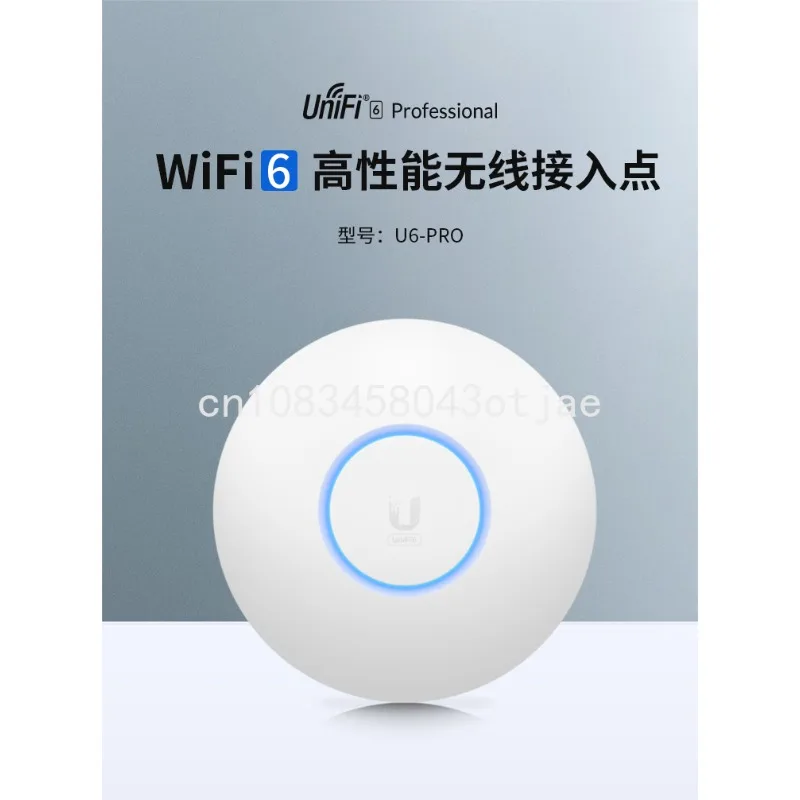 Unifi U6-PRO Gigabit Dual-Band WiFi 6 (802.11Ax) Wireless AP 5. 3gbps and Its Power Supply (AT/AF)