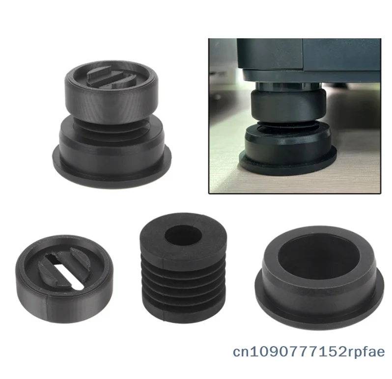 

{NN72} 4 шт. антивибрационные ножки для 3D-принтеров Bambu Lab X1/P1/A1 Mini/A1, противоскользящие, пылезащитные, резиновые накладки