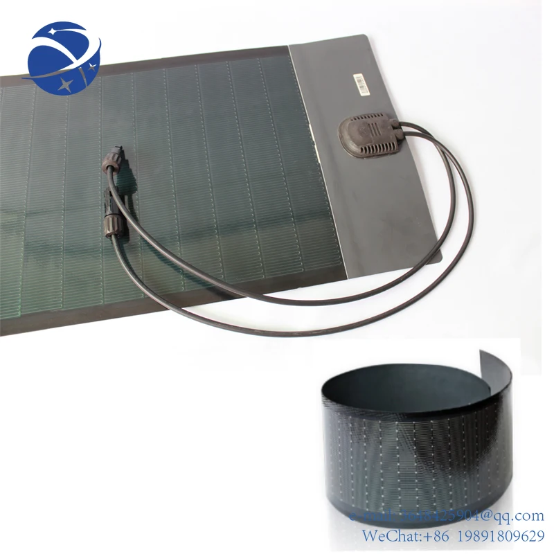 YYHC 75W 115W 270w 360W 460W 1000W High Quality rollable amorphous silicon thin film flexible solar panel for RV boats marine