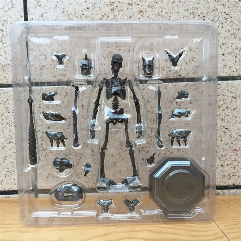 KT-005 Skeleton Takeyashiki Jizai Okimono Gaikotsu Action Figure Hot Selling 15cm Classic KAIYODO Collectable Model Toys Gifts