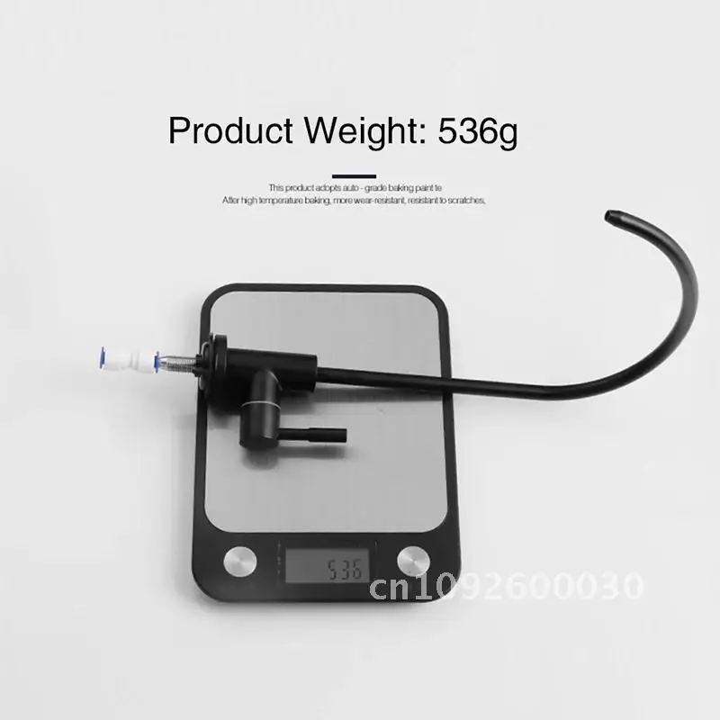 Drinking Faucet Kitchen Kitchen Faucets Black 304 Stainless Brushed Filter Purifier Tap Single Water Cold Steel