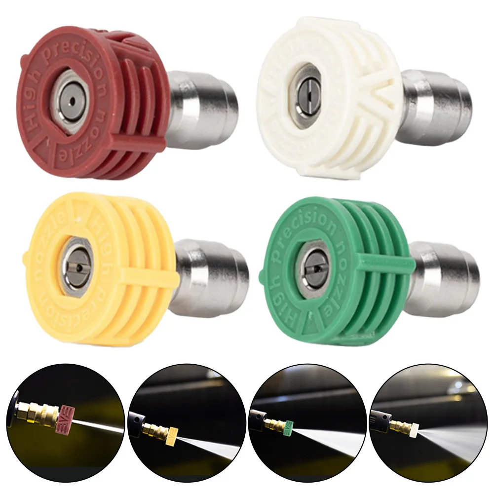 

For Outdoor Surfaces Green High Pressure Cleaning Nozzles High Pressure Cleaning Nozzles Quick Connect Nozzles