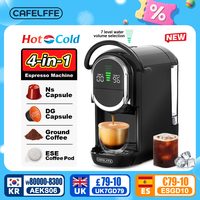 CAFELFFE 4in1 Capsule Coffee Machine Hot/Cold Multiple Espresso Cafetera Cappuccino Coffee Maker Dolce Gusto Nespresso Powder 19