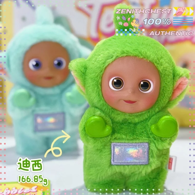 حقيقية البوب مارت Teletubbies Vibrancy سلسلة صندوق أعمى فريد مثيرة للاهتمام رائعتين عمل دمية لديكور مكتب والهدايا #4