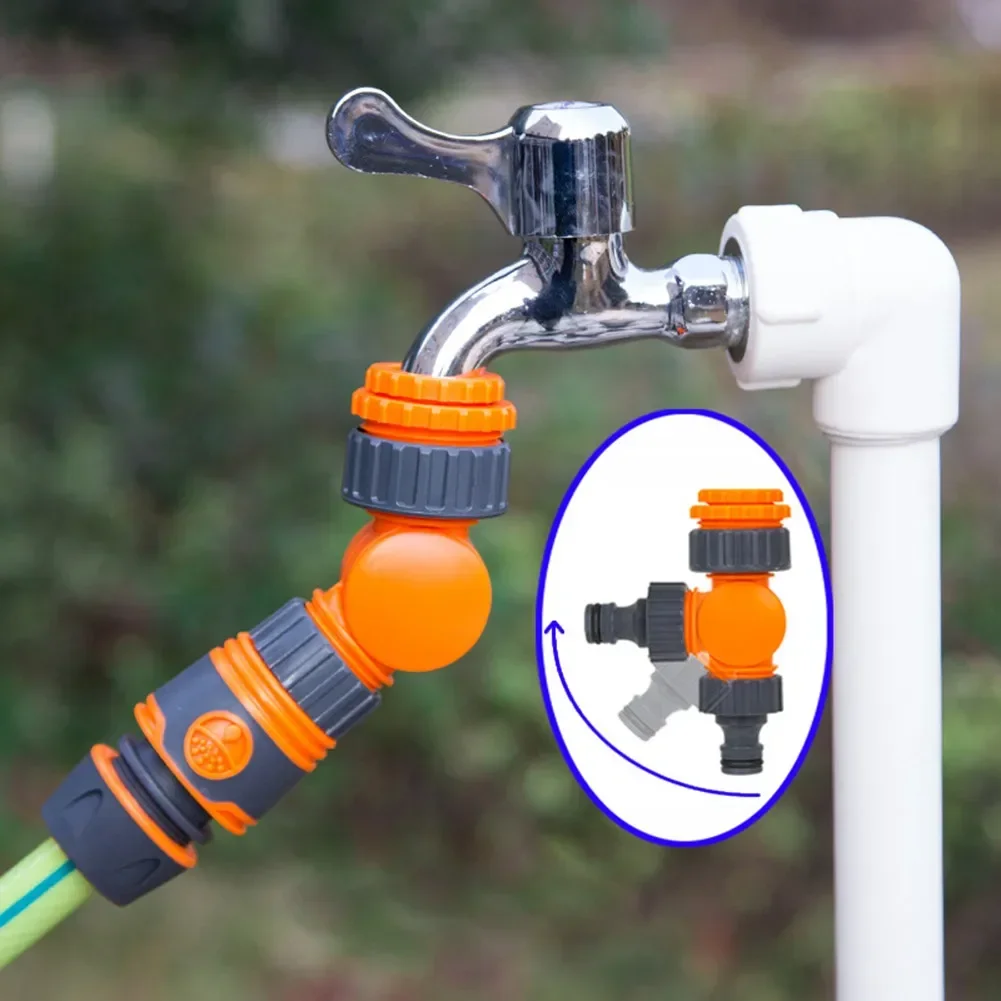 Gartenschlauch-Verbinder, 1/2 Zoll Wasserhahn-Adapter, Kunststoff-Schnellkupplung mit Klickverschluss für Bewässerung & Irrigation – Detail 1