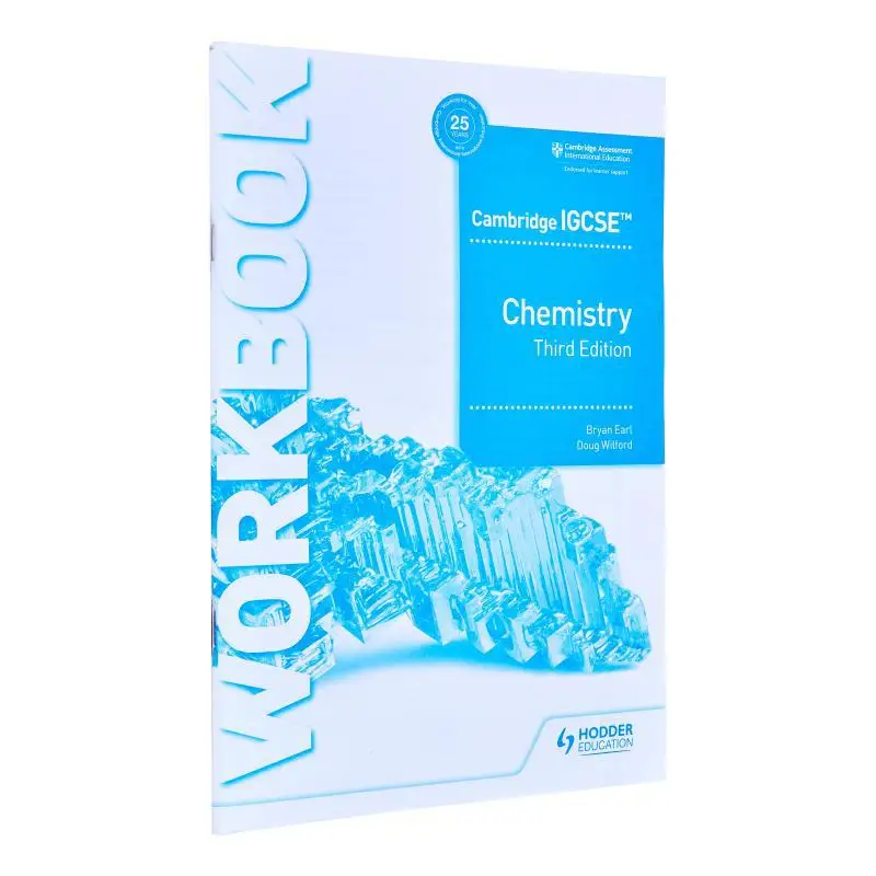 

Cambridge IGCSE Рабочая тетрадь по химии, 3-е издание, Earl Bryan Hodder Education 9781398310537 Книга