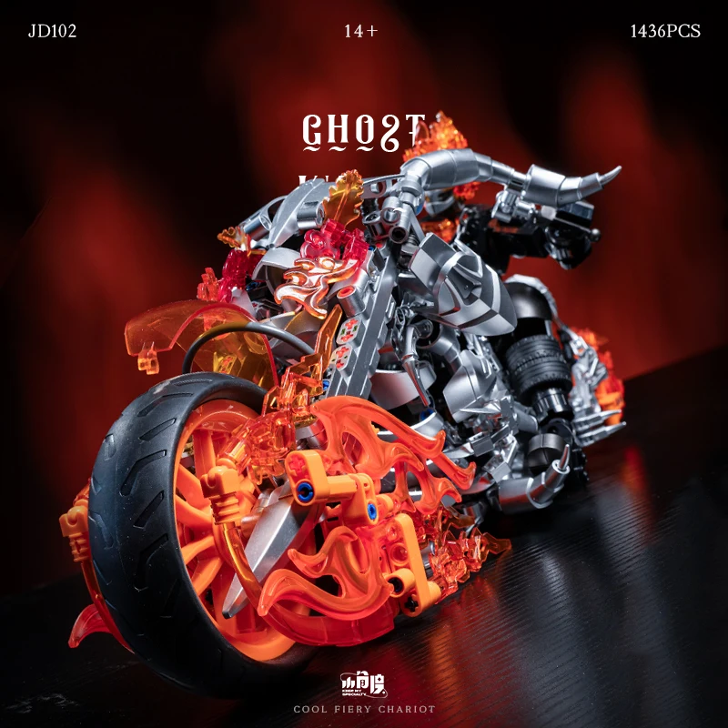 在庫あり MOC テクニカルダークナイトオートバイビルディングブロックレンガ組み立てモデルのおもちゃ子供の誕生日ギフトセット