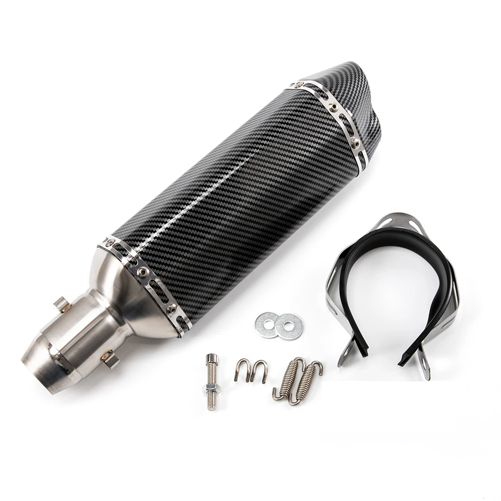 35-51mm Motorcycle Scooter ATV Exhaust Muffler Pipe Escape Moto for Honda CBR250 CB400 YZF FZ400 Z750 NINJA TMAX530