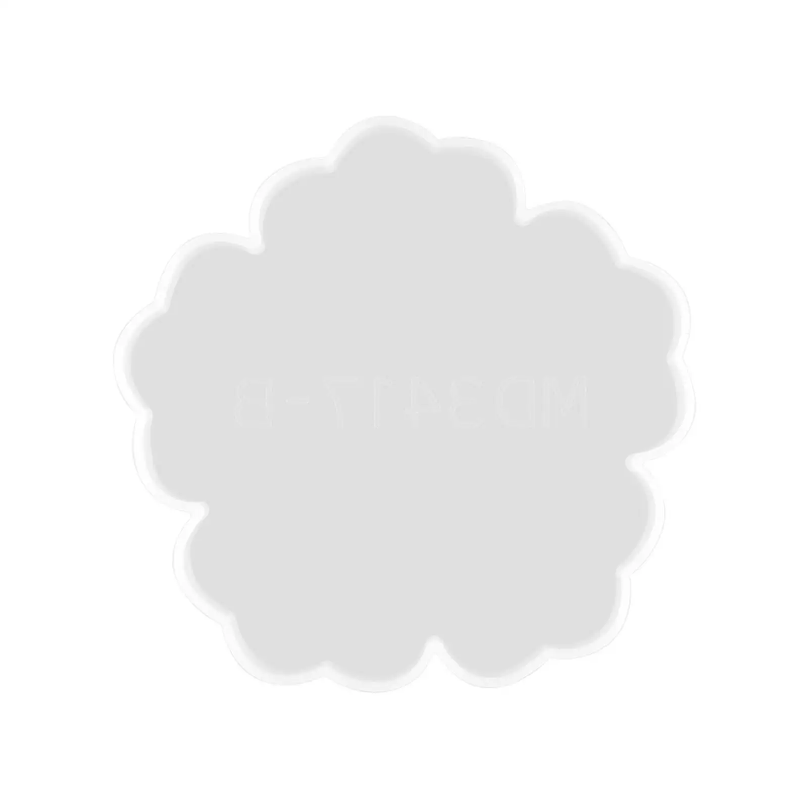 2x Flower Shape Coasters Resin Casting Epoxy Great for Making Coasters