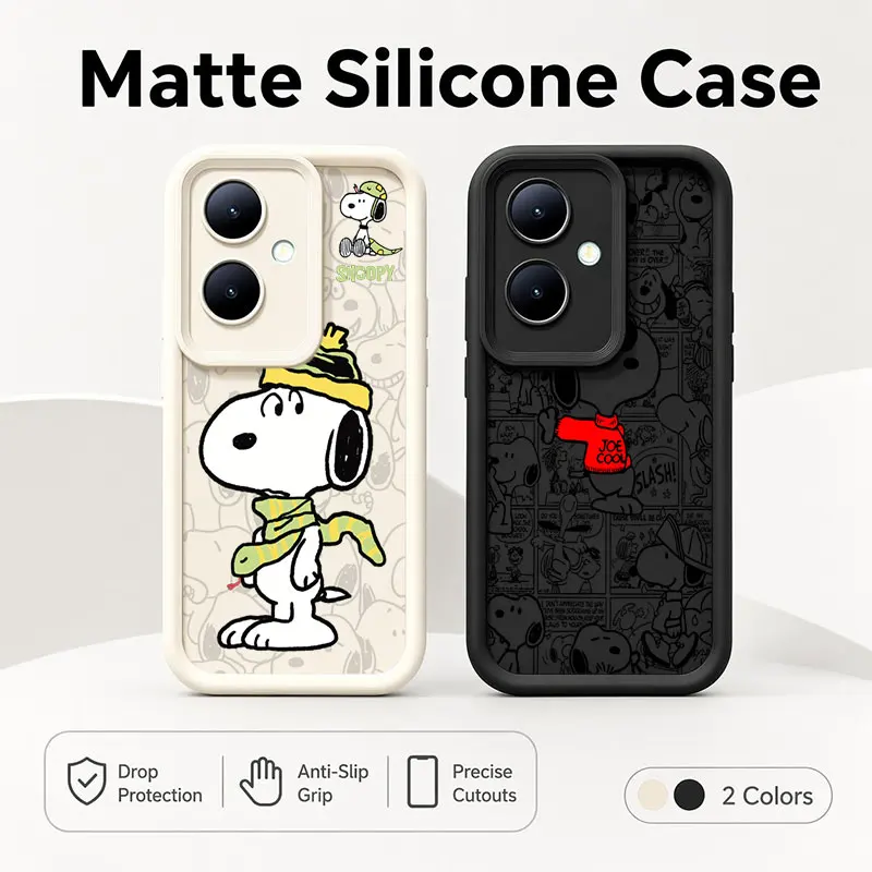 Cute Cartoon S-Snoopys Shockproof Phone Case For Infinix Hot 30 Play 40 50 60i 70 Note 30 40 50 Pro+ 50X 50S 60 Zero 30 40 5G