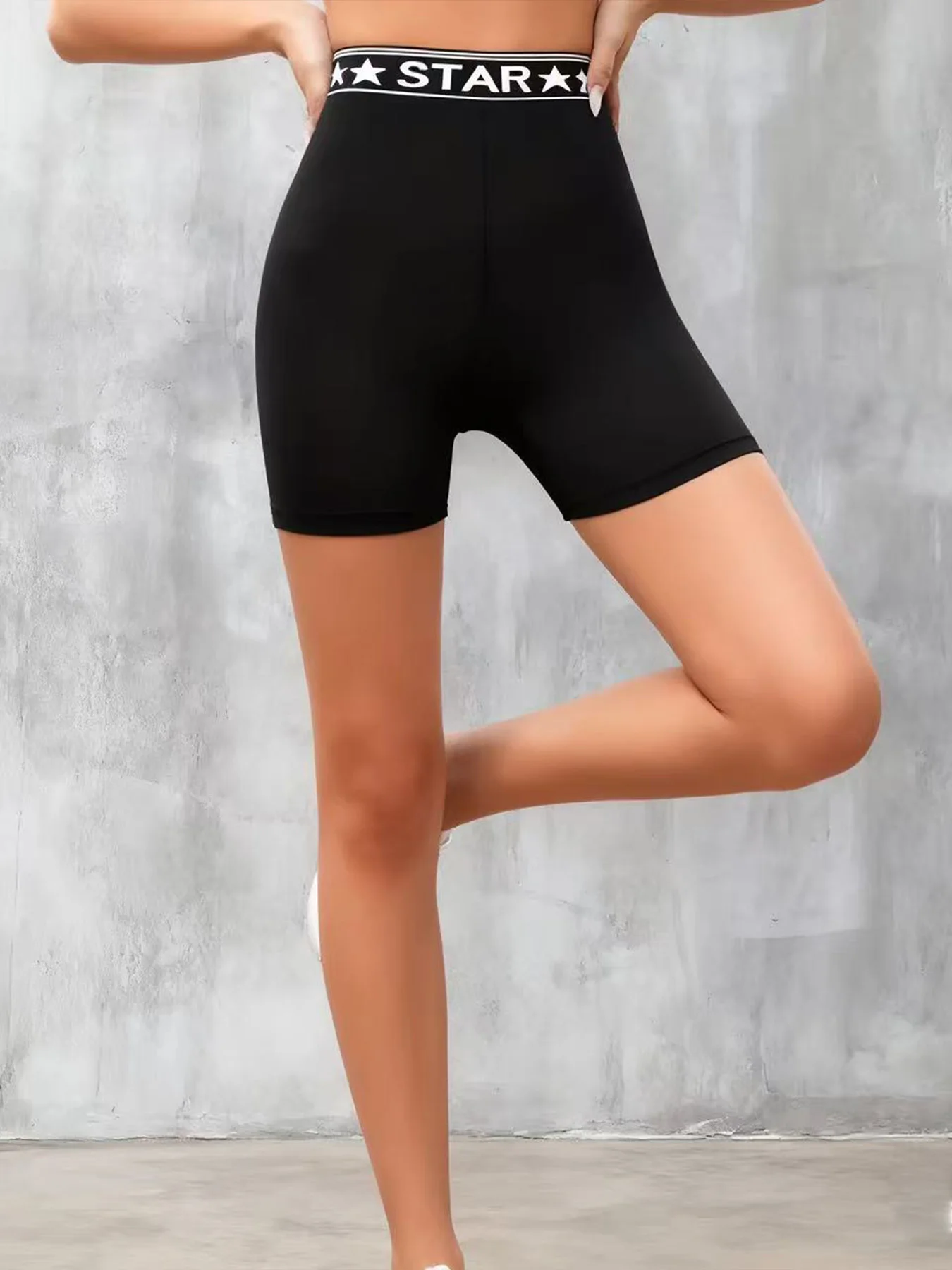 Cintura alta carta impressão calças de yoga feminino respirável shorts de treinamento de fitness dança esportiva shorts apertados elásticos ginásio