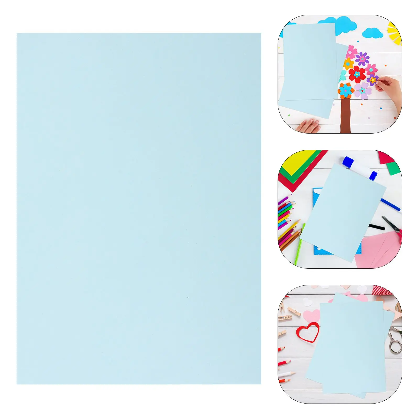 100 ورقة من أوراق الطباعة الملونة، نسخة كتابة صفراء فاتحة، أوراق حرفية متعددة الوظائف، مشاريع آمنة صديقة للبيئة وغير سامة