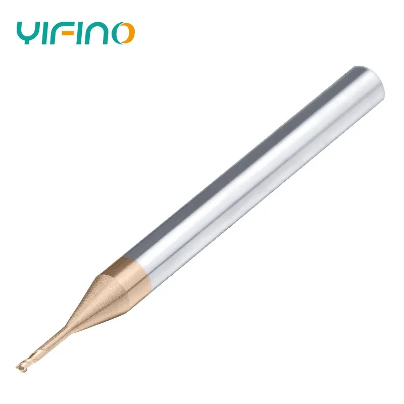 YIFINO Milling Cutter Alloy Coating Tungsten Steel Tool Cnc Maching Small Diameter Endmill Top Face Cutter Kit Milling Machine T