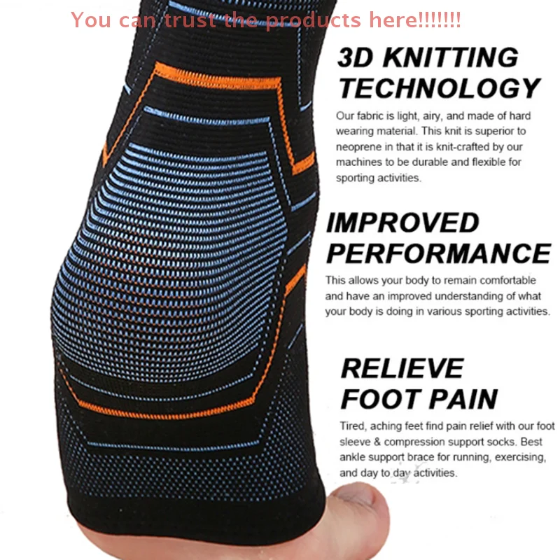 

1 PCS Sports Ankle Immobilizer Elastic Bandage Foot Sleeve Sports Running Socks Ankle Elastic Sleeve Joint Pain Tendon Support