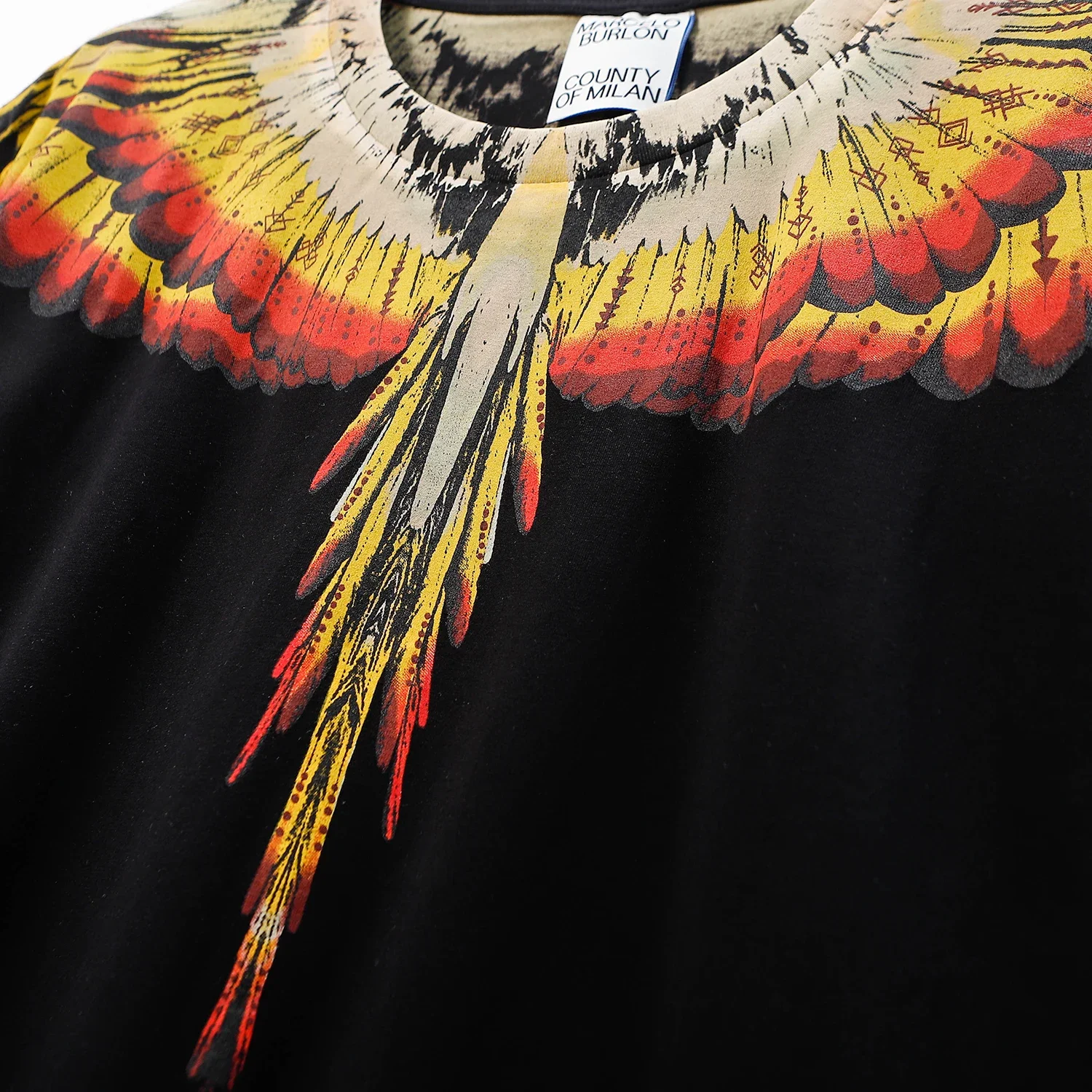 مارسيلو برلون MB ماركة أجنحة طباعة تي شيرت الترفيه الرجال النساء التجفيف السريع تي شيرت الرياضة عادية Y2K الشارع قصيرة الأكمام