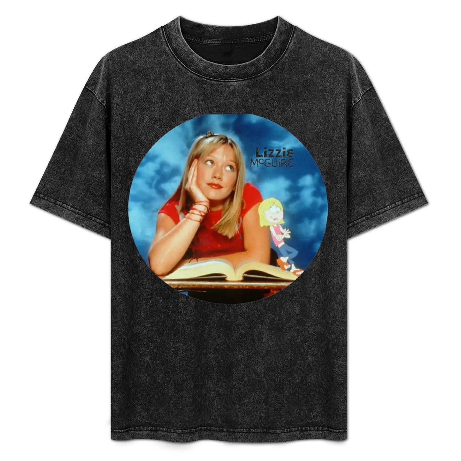 

Lizzie McGuire circle T-Shirt Mechanic Work Tee Shirt